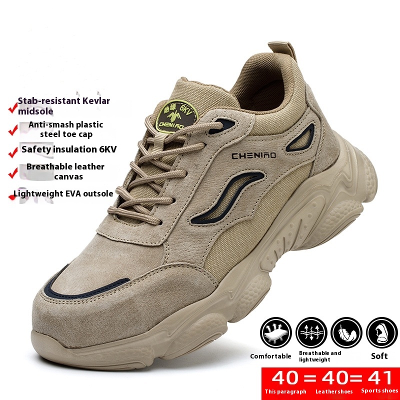 Labor Protection Shoes Men's Anti-smashing Insulation Construction Site Lightweight foto 5