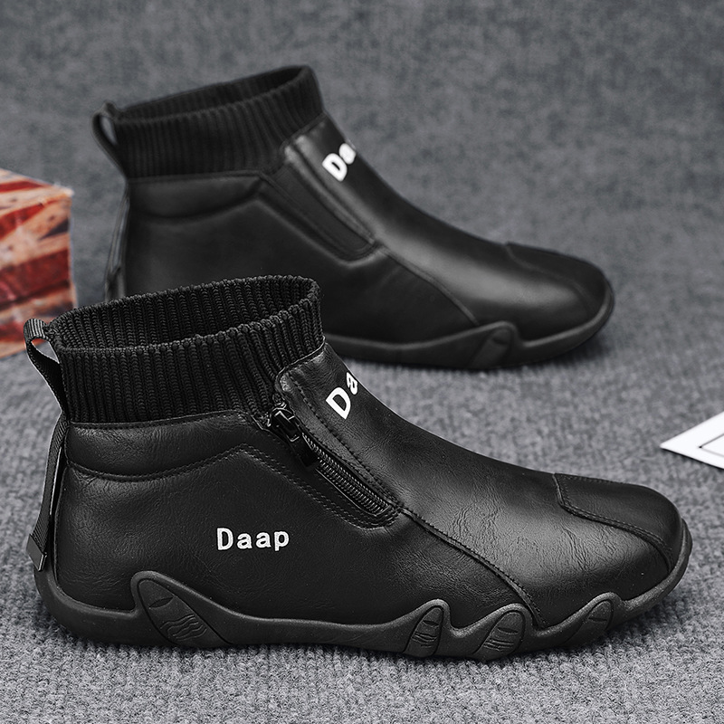 Fashion Casual Shoes Martin Boots Men foto 3
