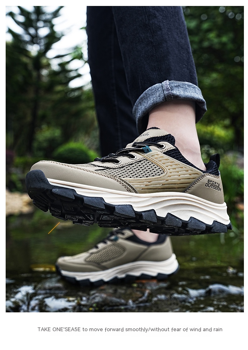 Plus Size Mesh Men And Women Low Top Outdoor Climbing Boots foto 4