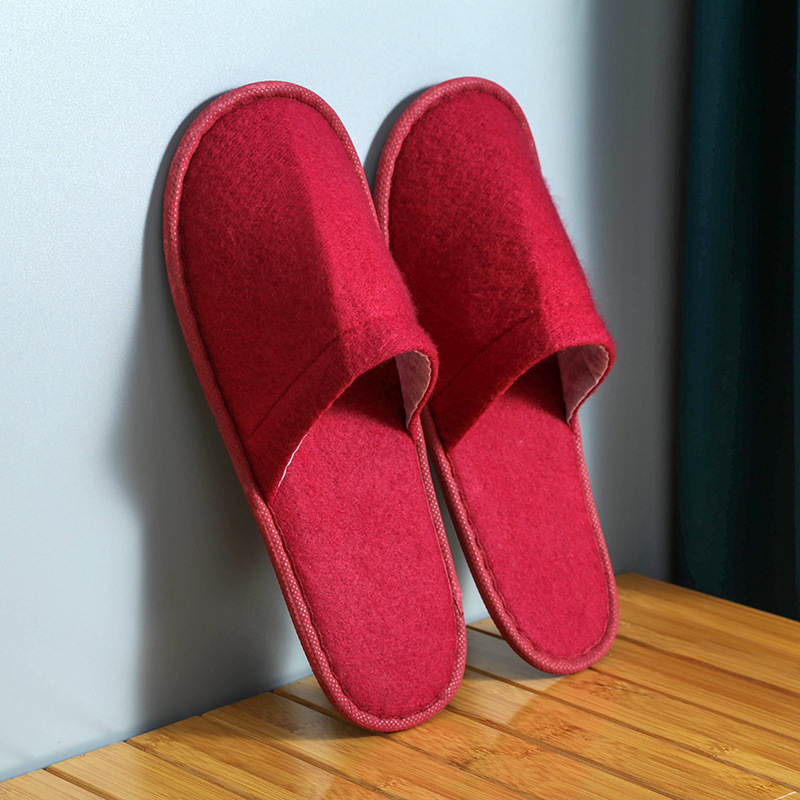 Women's Home Solid Color Non-slip Platform Hotel Slippers foto 2