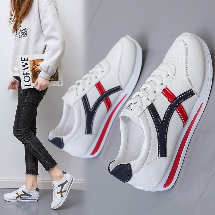 Students' Street Shot Sports Casual Flat Skateboard Shoes Women foto 2