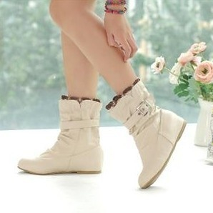 Womens Short Boots With A 3cm Hidden Heel In Plus Sizes foto 3