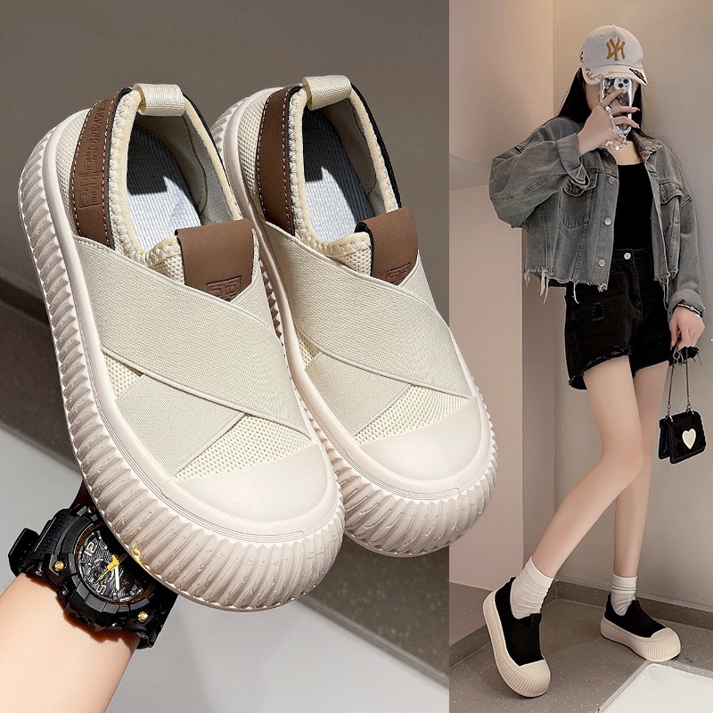 Womens Retro Breathable Casual Sports Sneakers foto 3