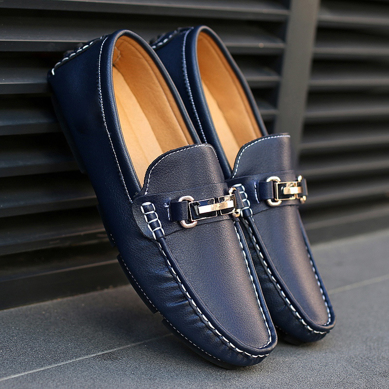 Genuine Leather Breathable New Men's Gommino Loafers foto 5