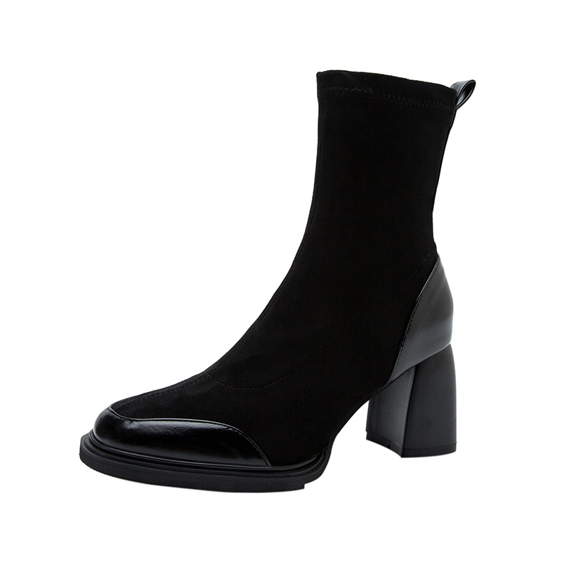 Genuine Leather Skinny Women's Short Martin Boots foto 3