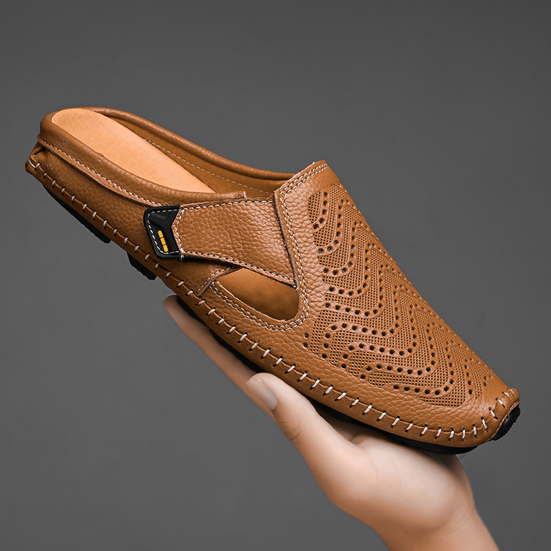 Fashion Men's Closed Toe Casual Breathable Sandals foto 5