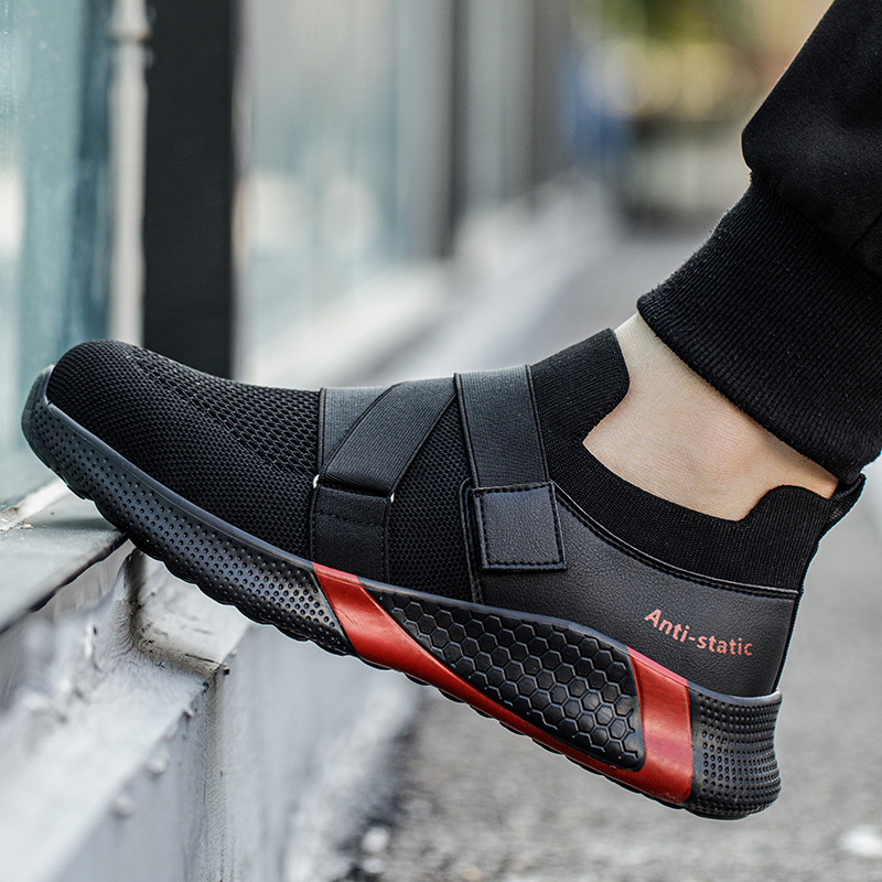 Anti-static New Attack Shield And Anti-stab Wear-resistant And Lightweight Breathable Work Safety Protective Footwear foto 4