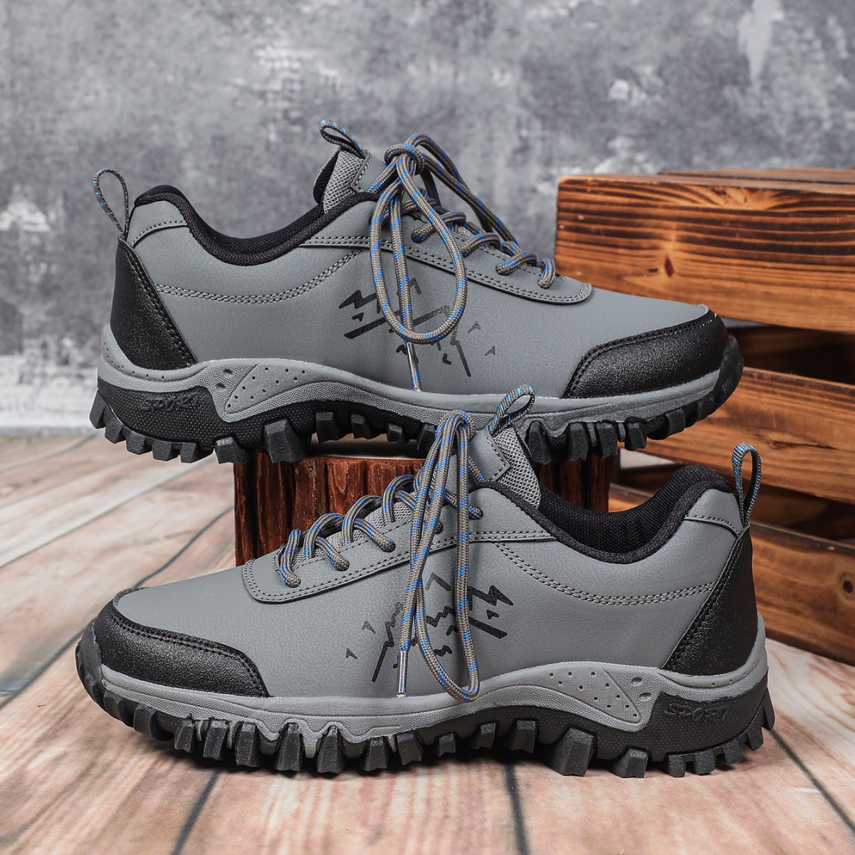 Wear-resistant Outdoor Sneakers Low-top Breathable Walking foto 2