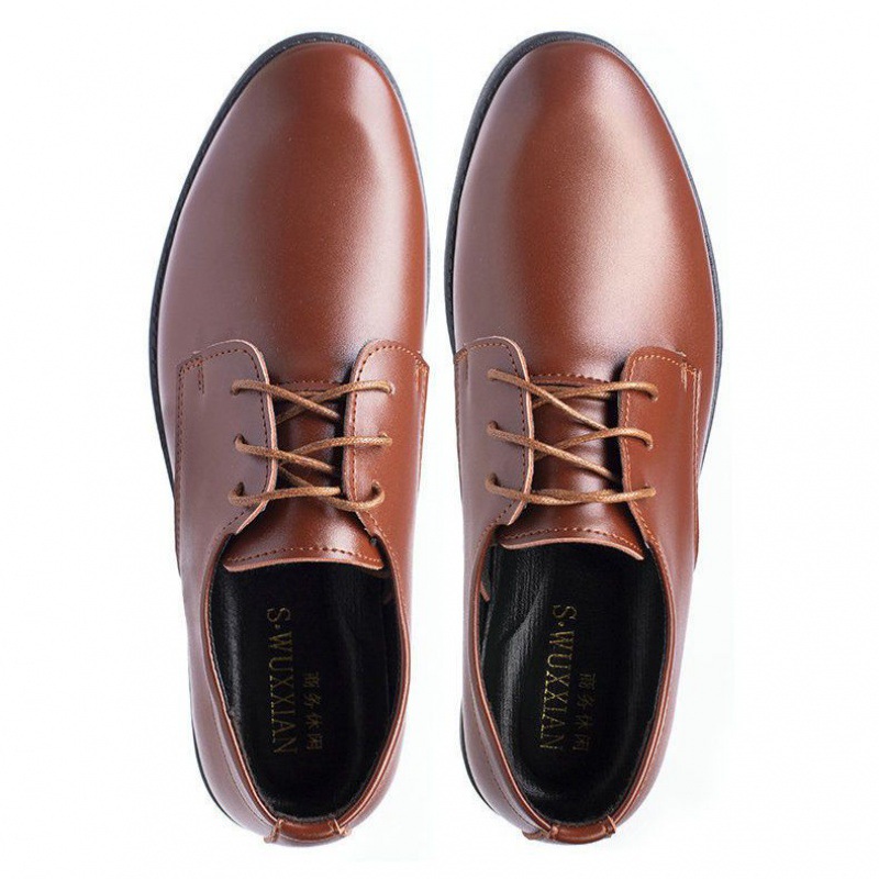 Business Formal Wear Men's British Casual Leather Shoes foto 5