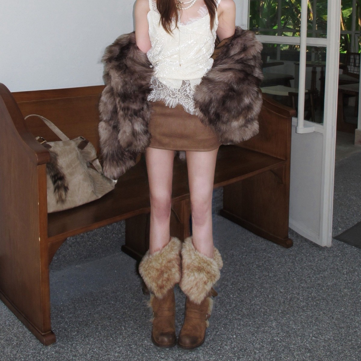 Womens Fleece-Lined Tall Snow Boots foto 5