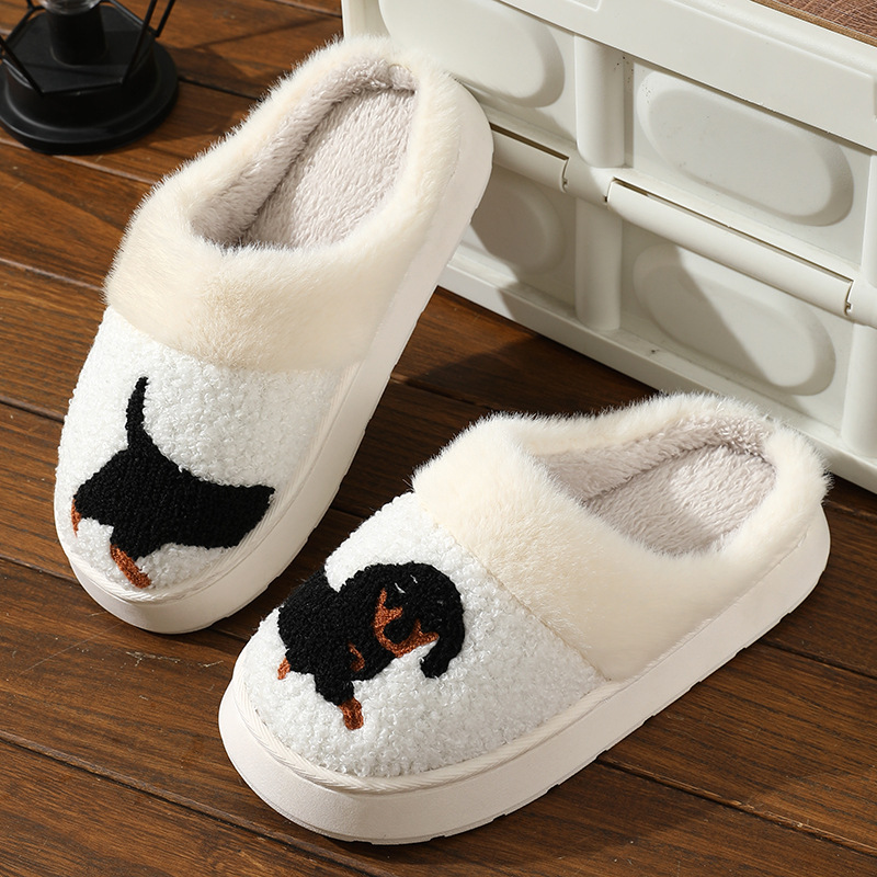 Non-slip Warm Wear-resistant Sausage Dog Slippers foto 4
