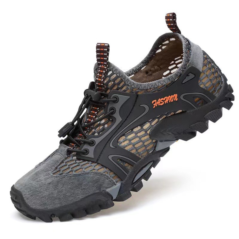 Korean-style Trendy Hiking Shoes With Breathable Mesh Uppers foto 4