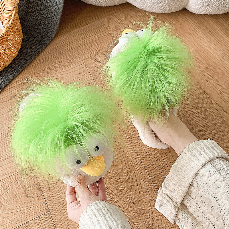 New Stylish And Quirky Indoor Home Warm Plush Slippers foto 3
