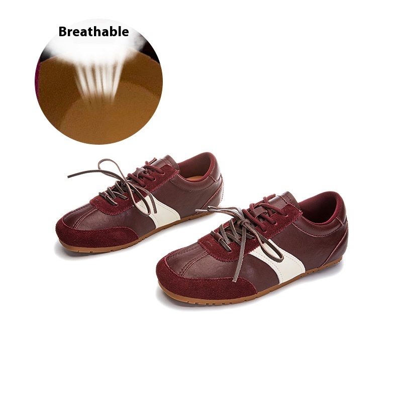Women's Casual All-match Horse Fur White Shoes foto 4