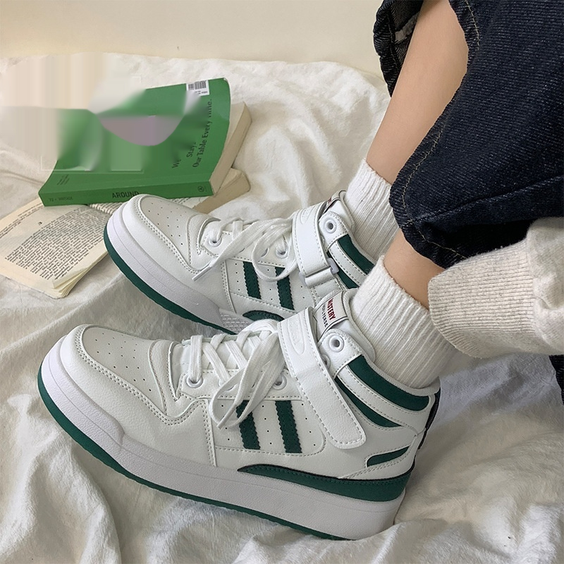 High Top White Shoes All-matching Women foto 4