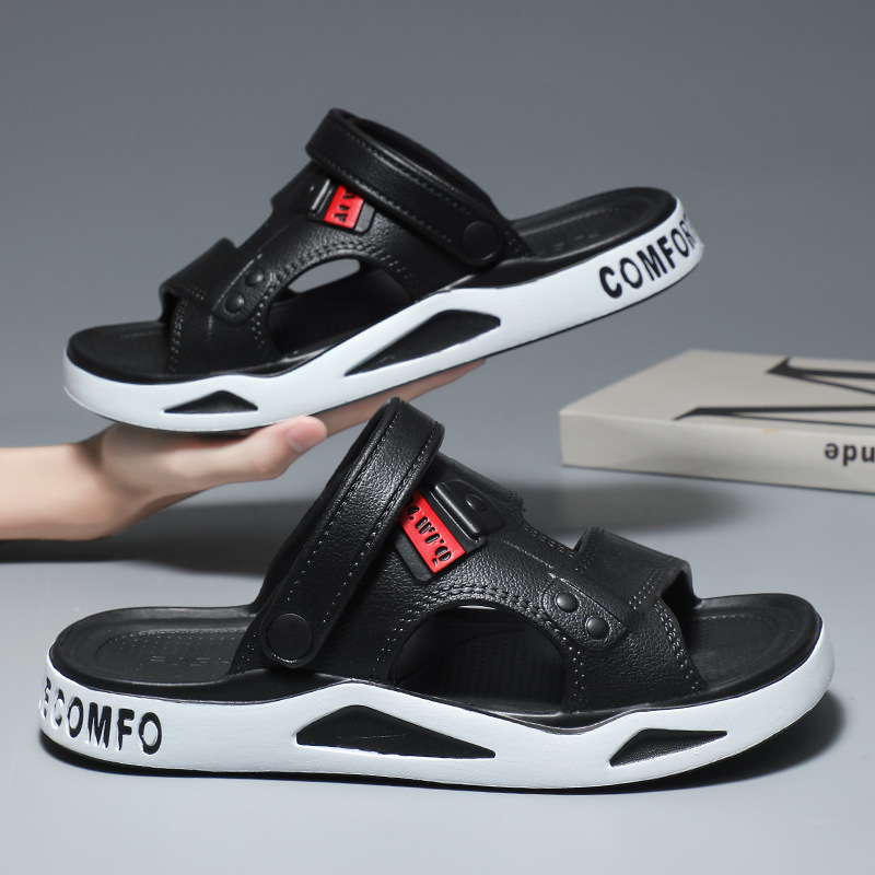 Men's Outerwear Non-slip Platform Beach Slippers foto 3