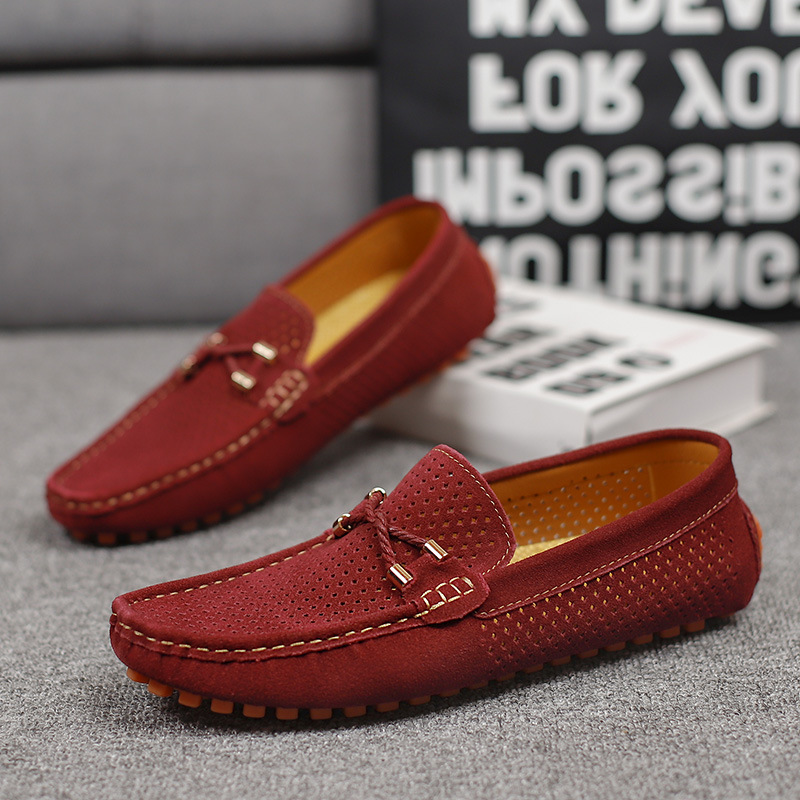 Plus Size Slip-on Breathable Hollow Gommino foto 3