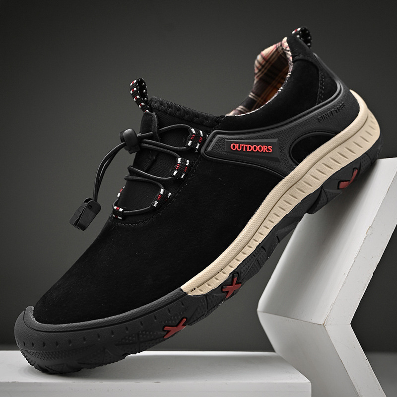 Casual Men's Suede Sports Leisure Mountaineering Shoes foto 5