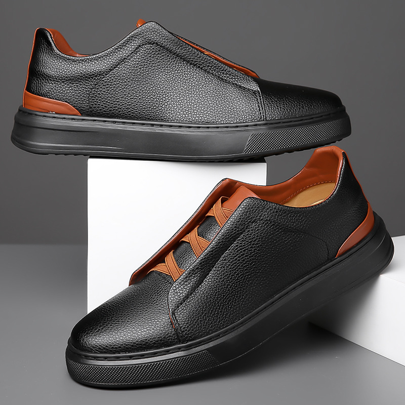Waterproof Non-slip Comfortable Versatile Lace-up Mens Shoes foto 2