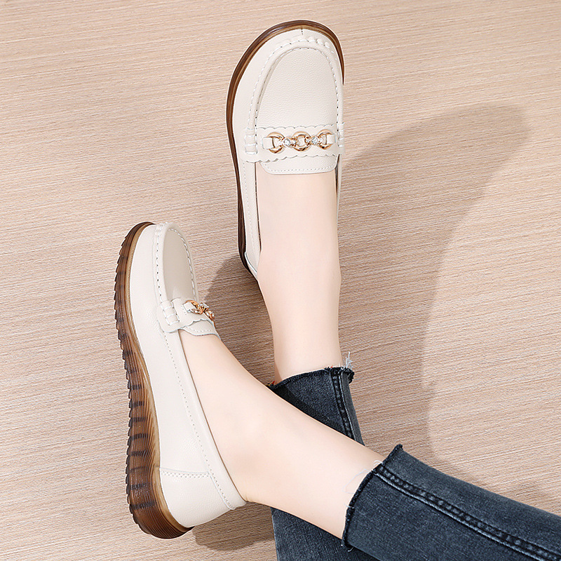 Tendon Bottom Mother Shoes Flat Non-slip Soft Bottom foto 4
