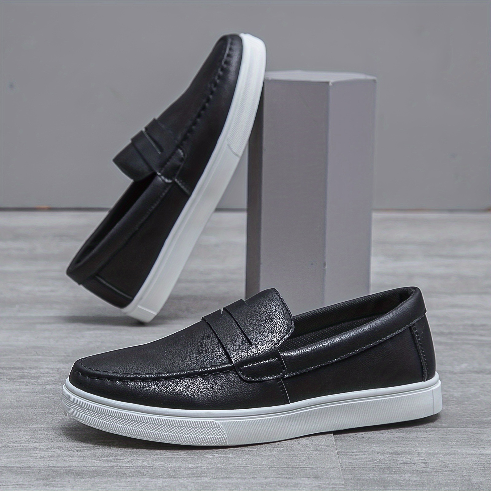 European And American Men's Solid Casual Shoes foto 3