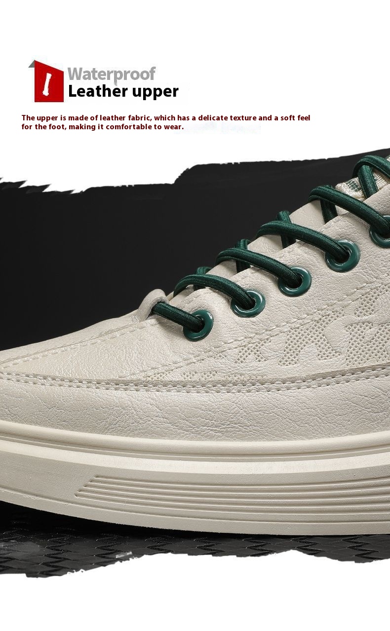 Fashion Personality Men's Work Casual Leather Shoes foto 3