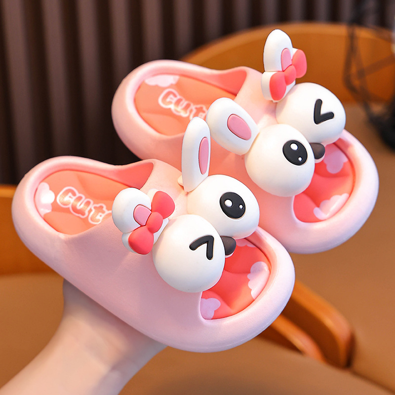Children's Slippers Baby Non-slip Soft Bottom Indoor Bath Parent-child Children Sandals foto 4