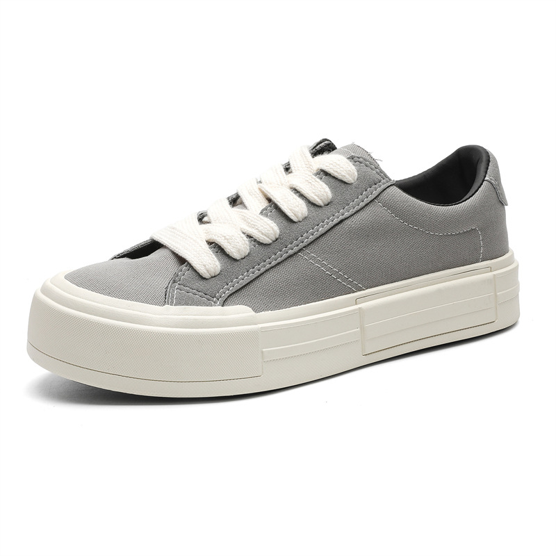 Women's Canvas Platform Casual Sports Skate Shoes foto 4