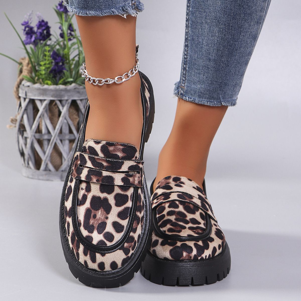 Single Layer Shoes British Style Temperament Wild foto 3