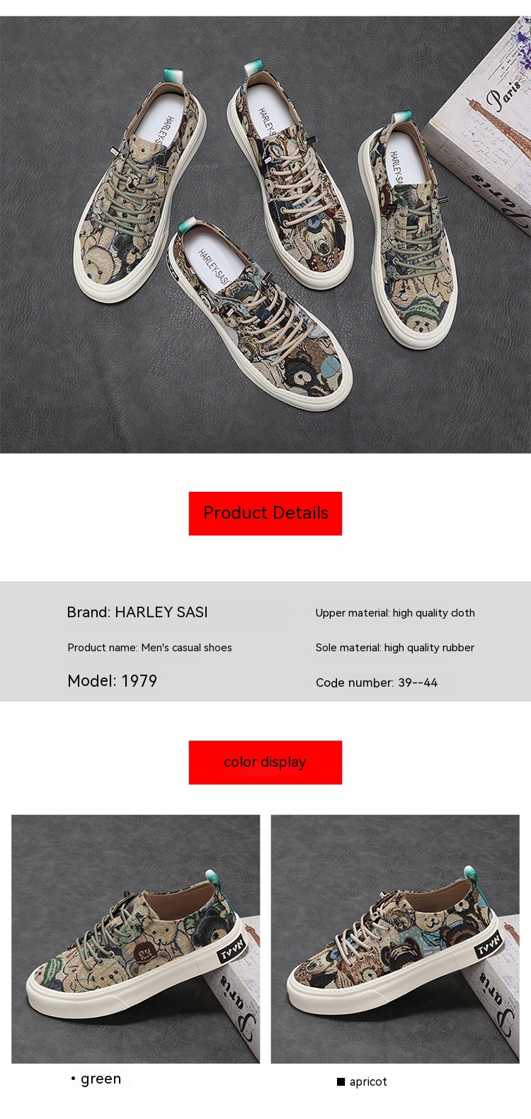Summer Breathable Cloth Shoes Low-top Men's Casual Canvas Shoes Front Lace-up foto 5