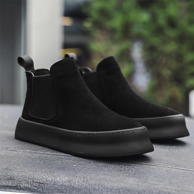Fashion Design Popular Men's Internet Celebrity Breathable Trendy Leisure Cloth Shoes foto 4