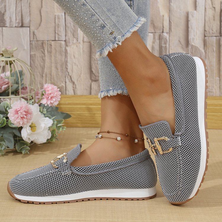 Women's All-match Casual Solid Color Flat Simple Sneaker foto 5