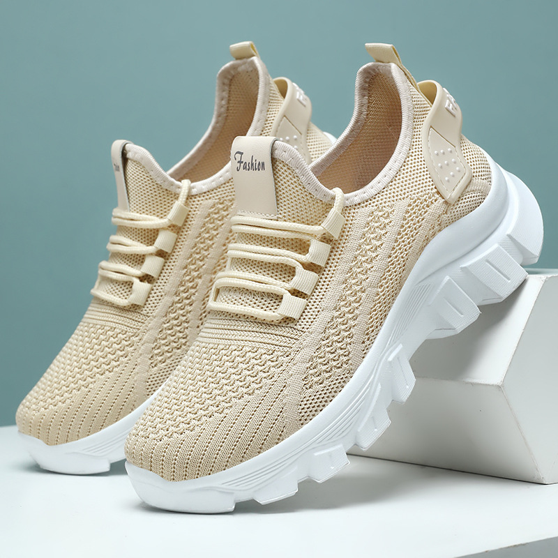 Women's Sneaker Breathable Running Thick Bottom Wear-resistant Casual Shoes foto 5