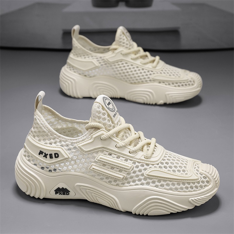 Men's Shoes Breathable Hollowed Casual Conditioning Slippers Deodorant Sneakers foto 3