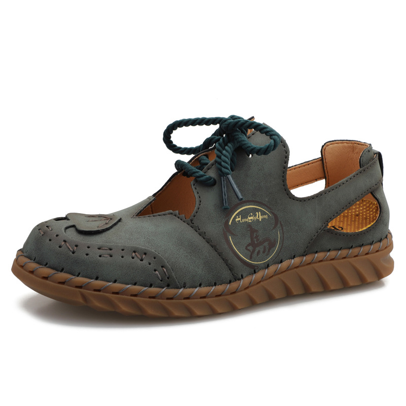 Plus Size Handmade Hollow Breathable Women's Sandals foto 2