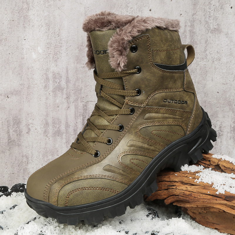 Autumn And Winter New Snow Boots Men's High-top Outdoor foto 2