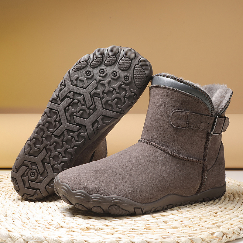 Womens Flat Non-slip Casual Ankle Boots foto 3