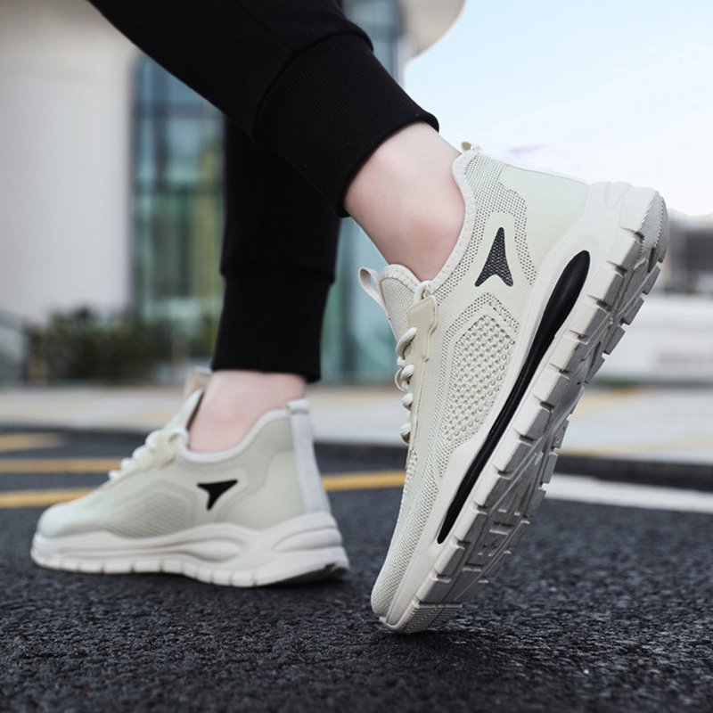 Men's Mesh Shoes Fashion Fly Knit Lightweight Breathable Sneakers Casual Sports Shoe foto 5