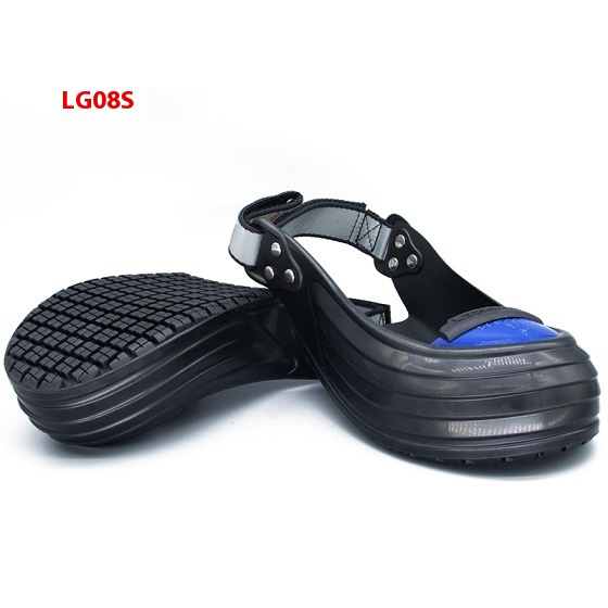 Lightweight Aluminum Titanium Alloy Labor Protection Shoes Head Non-slip Rubber Sole Shoe Cover foto 2