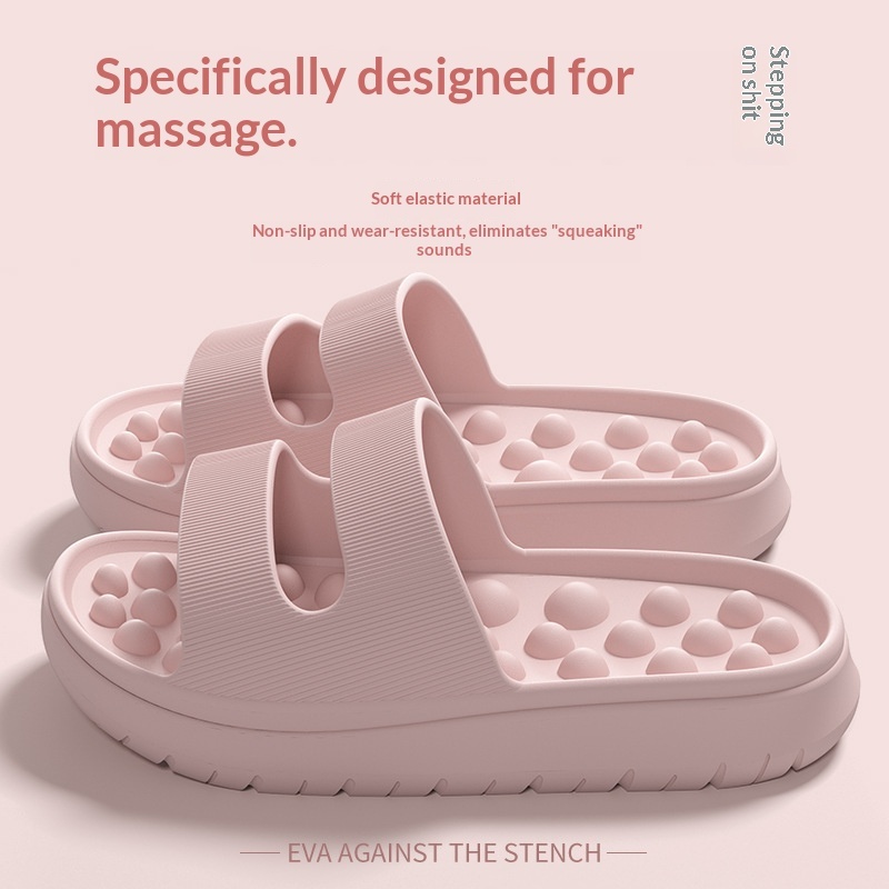 Women's Thick-Soled, Cushy Massage Slippers foto 4