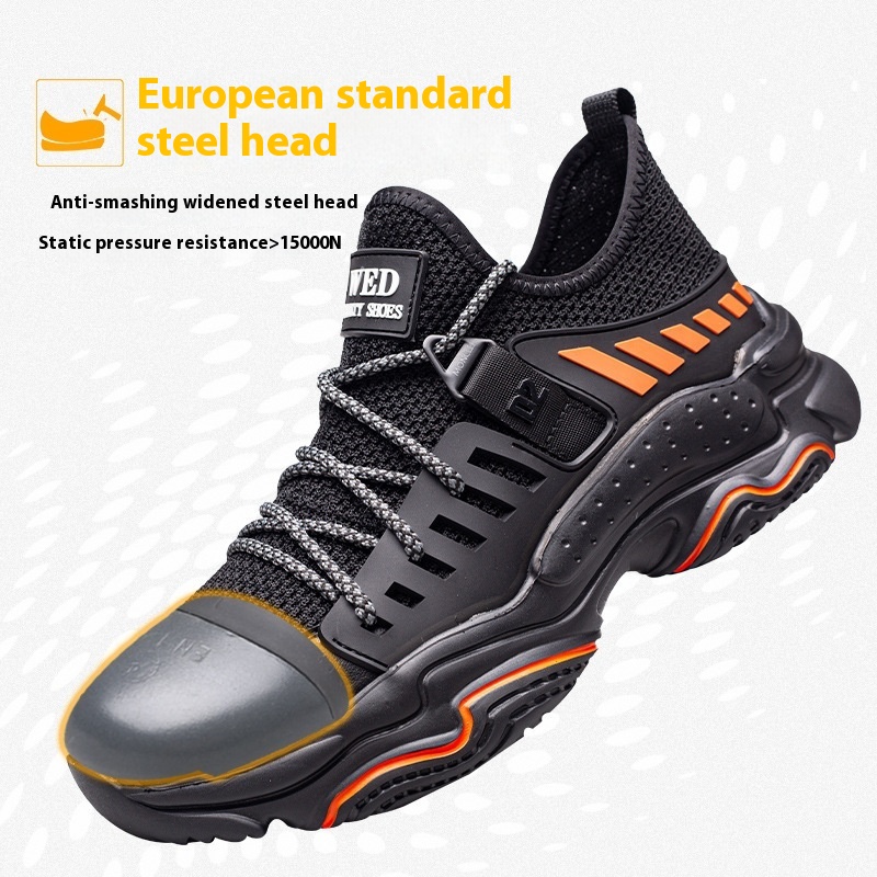 Safety Protection Shoes Flying Woven Steel Toe Cap foto 5