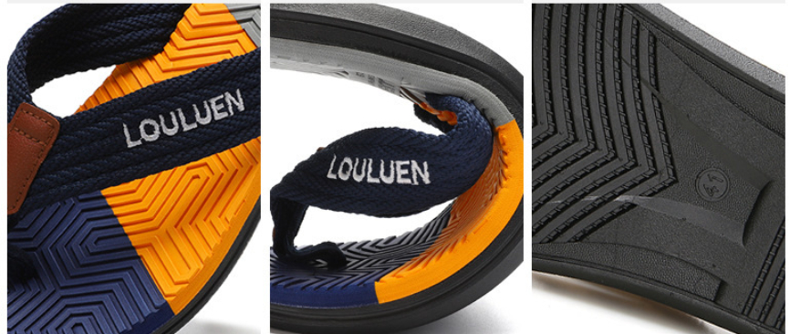 Summer Fashion Personality Beach Men Flip-flops foto 3