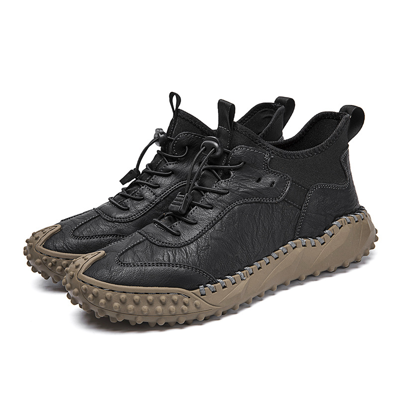 Stitching Autumn British Trend Men's Shoes foto 4