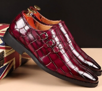 Breathable Men's All-match Business Plus Size Leather Shoes foto 4