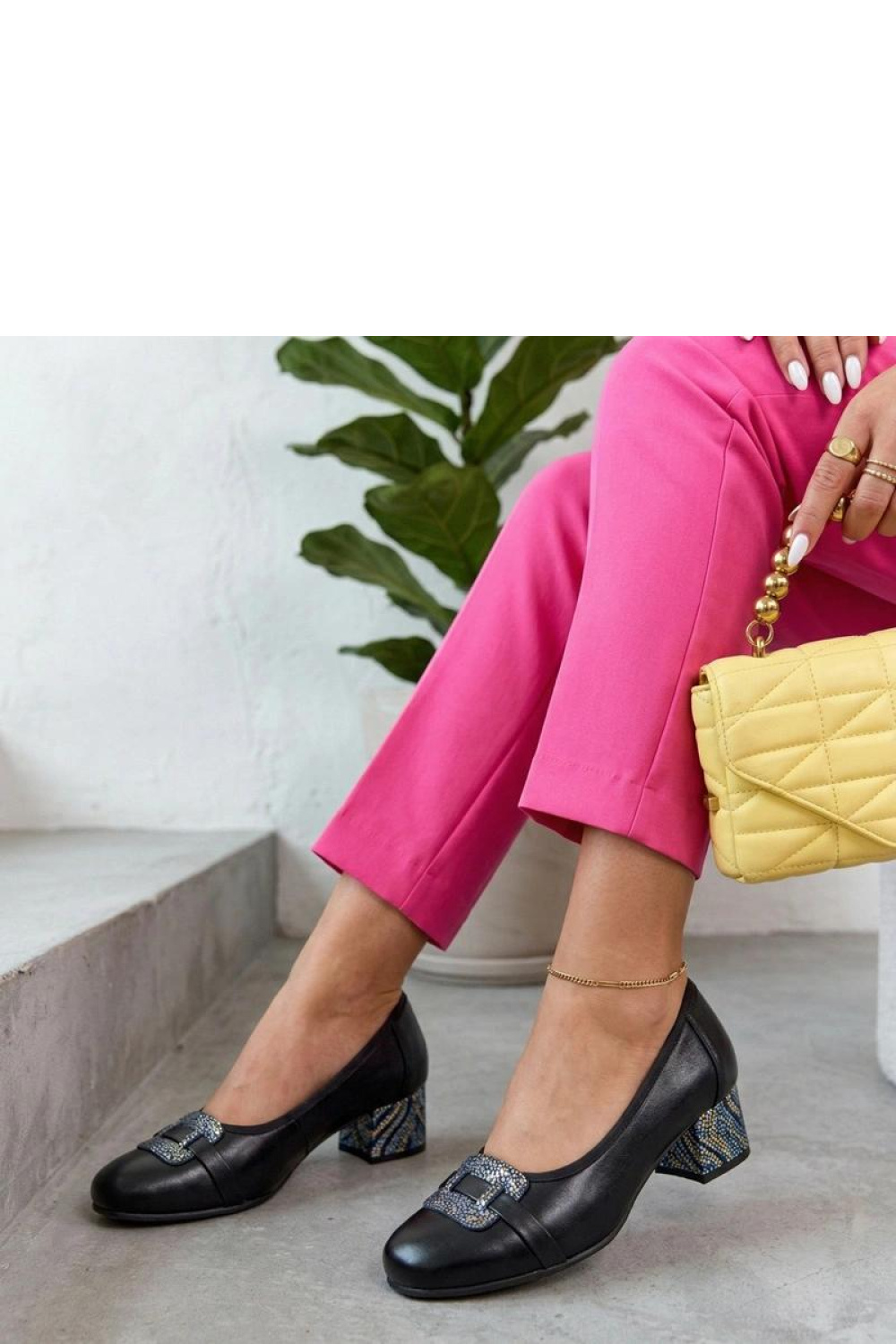 Pumps met dikke hak Solea