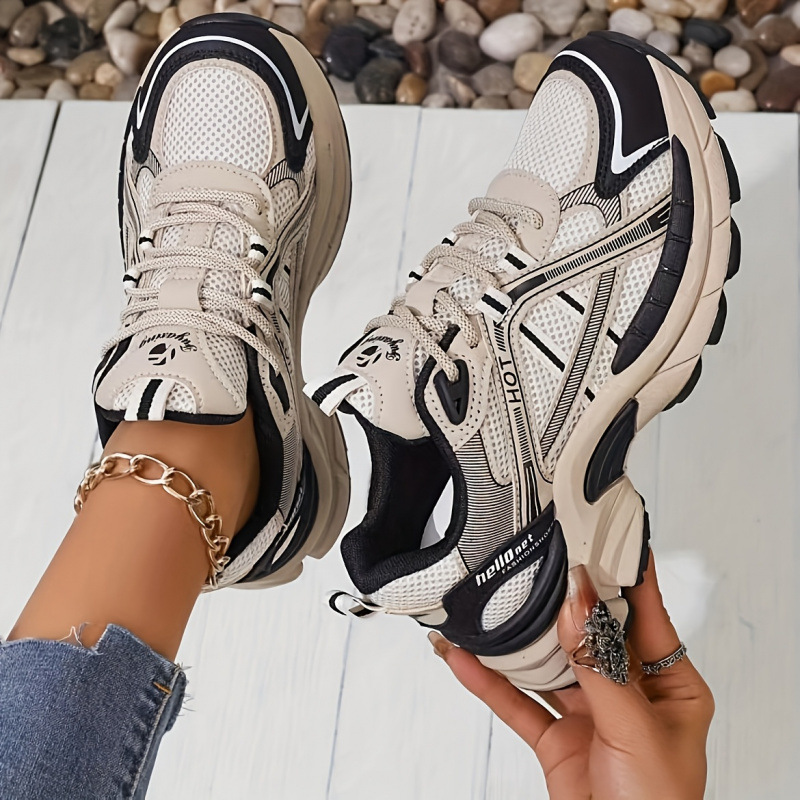Womens Casual Creative Versatile Printed Sneakers foto 4