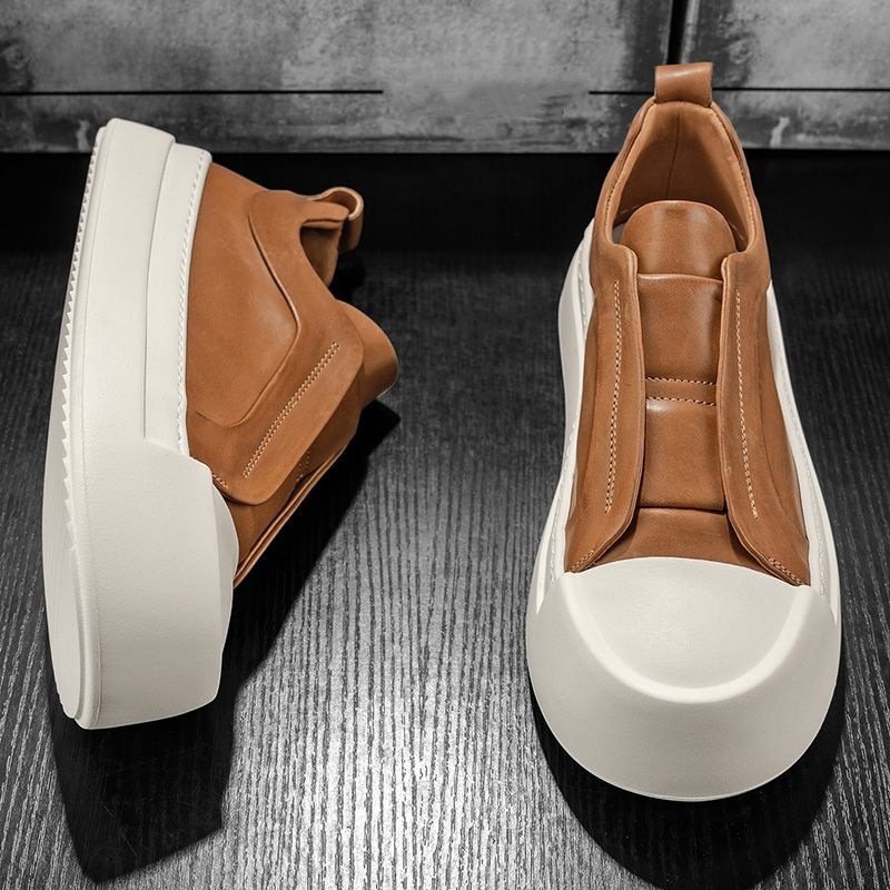 New Autumn Leather All-Match Trendy Casual Shoes For Men foto 5