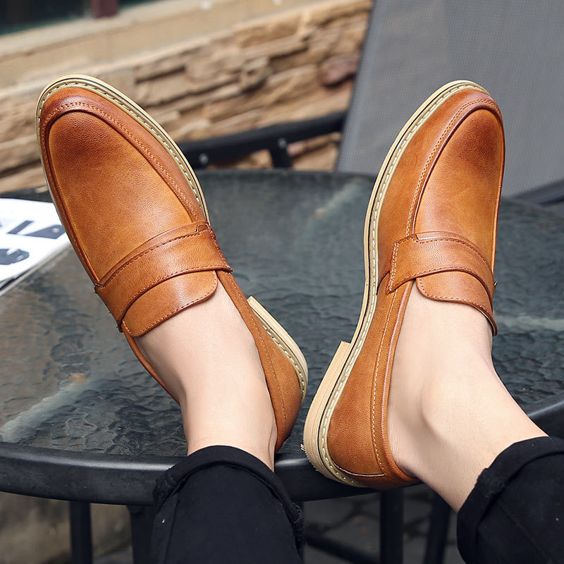 Men's Slip-on Formal Wear Gentleman Leather Shoes Business foto 4