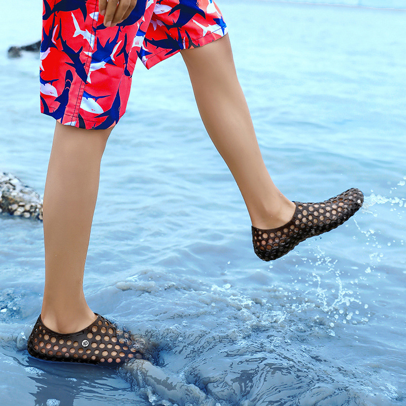 Summer Casual Beach Shoes Breathable Driving Hole Garden Slippers foto 4