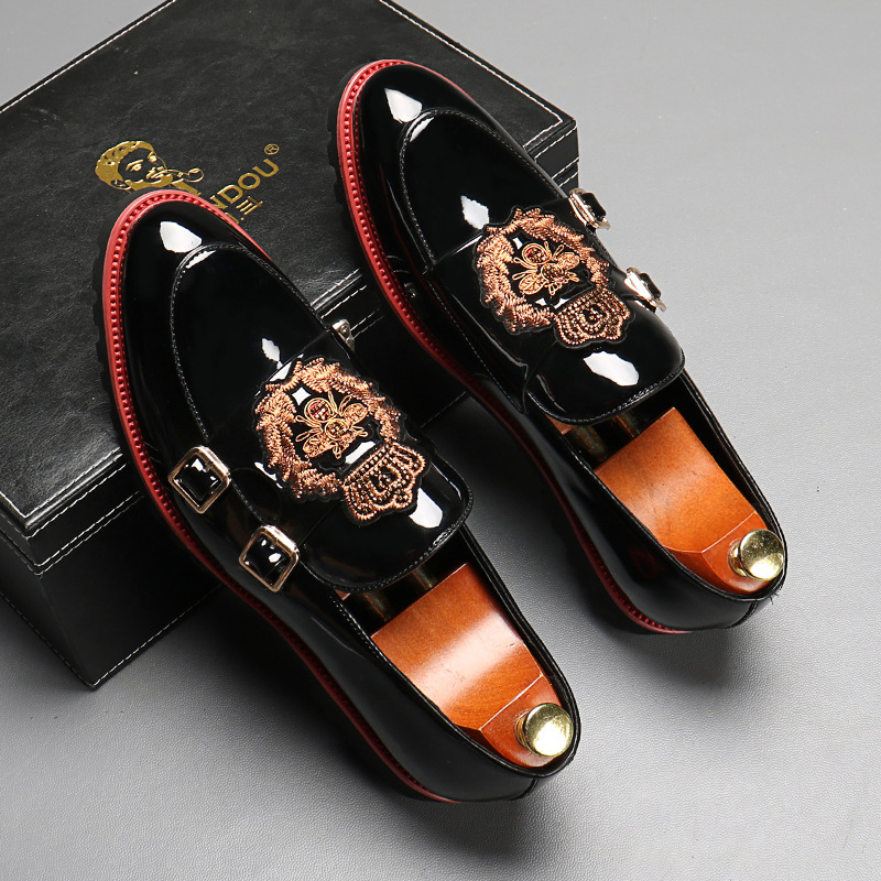 Men's Breathable Casual Business Leather Shoes foto 5